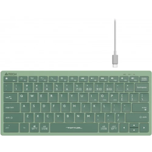 Клавиатура A4Tech Fstyler FBX51C зеленый USB беспроводная BT/Radio slim Multimedia (FBX51C MATCHA GREEN)